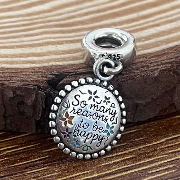 Pandora So Many Reasons to be Happy Dangle Charm - Picture 5 of 5